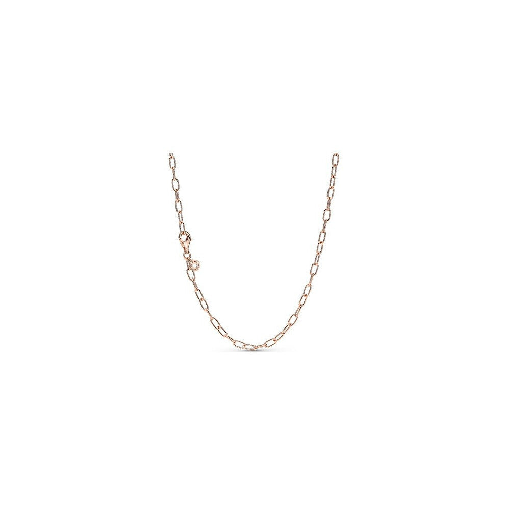 (17, White copper) Silver-plated white copper necklace, heart-shaped snowflake pear-shaped necklace, new best-selling collarbone chain
