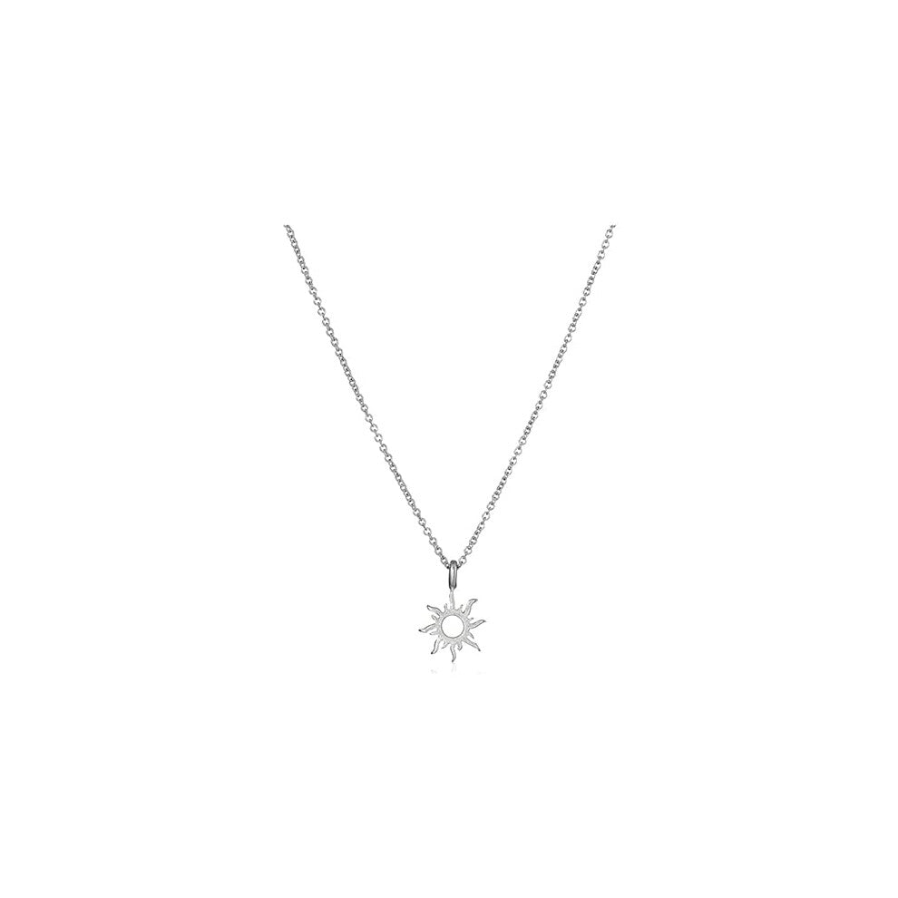Collarbone Necklace With Message Card Pendant, Silver-Plated Choker For Women, Gift Jewelry