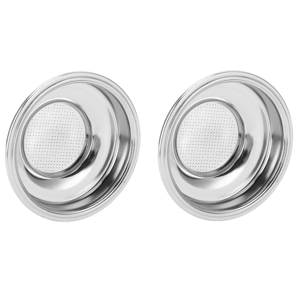 Single Dose Double Layer Stainless Steel Coffee Filter Basket for 58mm Machines