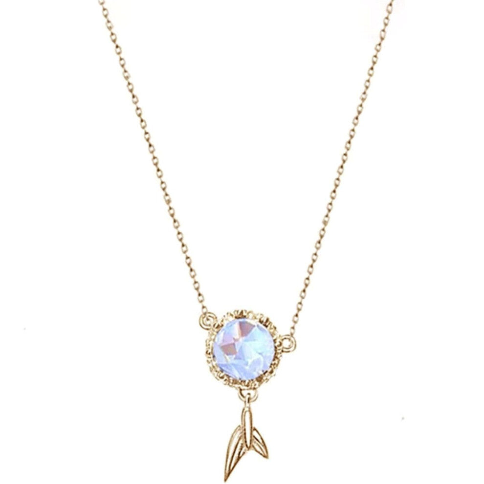 Fish Tail Design Necklace, Sterling Silver Collarbone Chain, Delicate Pendant, Clavicle Necklace, Gift for Girlfriends