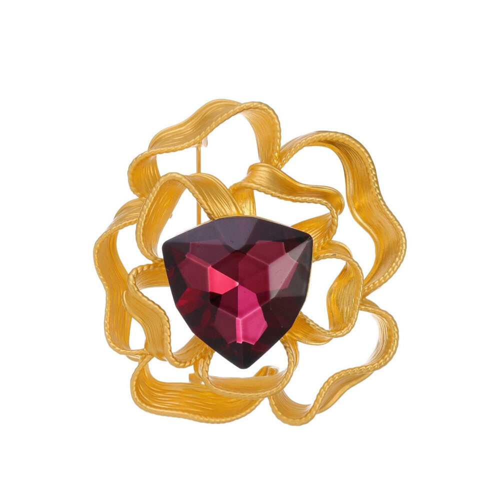 Brooch Alloy Petal Butterfly Design For Women Suit Accessory Pin Corsage 1 Piece