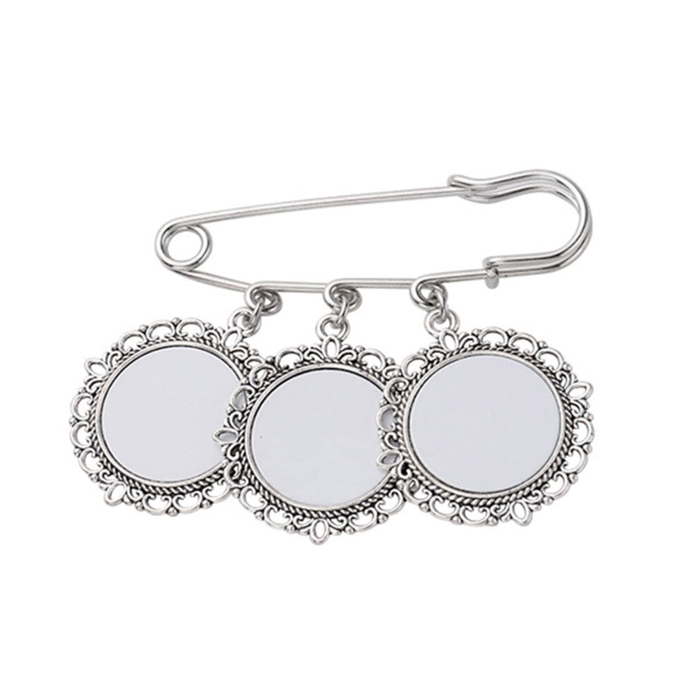 Heat Transfer Tray Holder Photo Frame Aluminium Sheet Lace Frame Brooch Pendant Aa For Family Photos