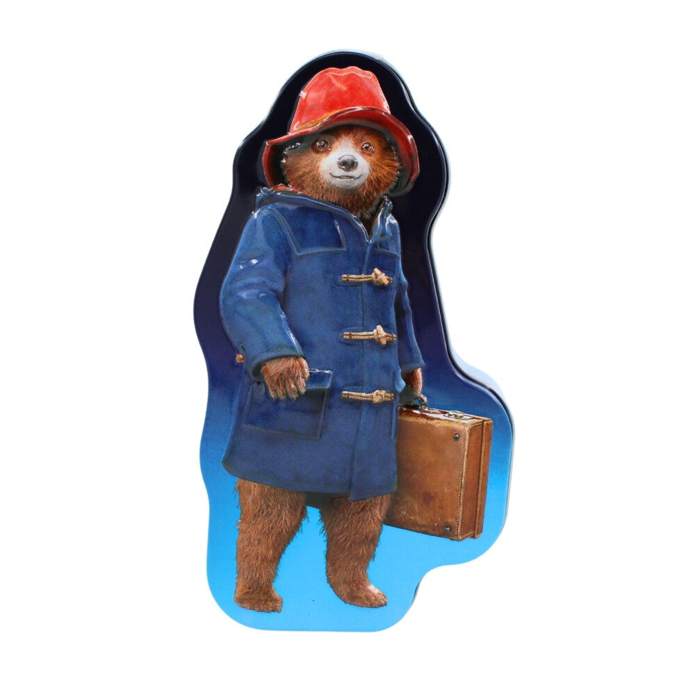 Paddington Bear Shaped Gift Tin Contaning Shortbread Bisuits Collectable Gift