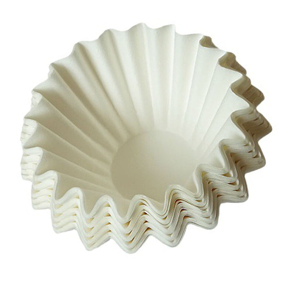 100Pcs 185mm Disposable Coffee Filter Paper Round Strainers for Home Drinks