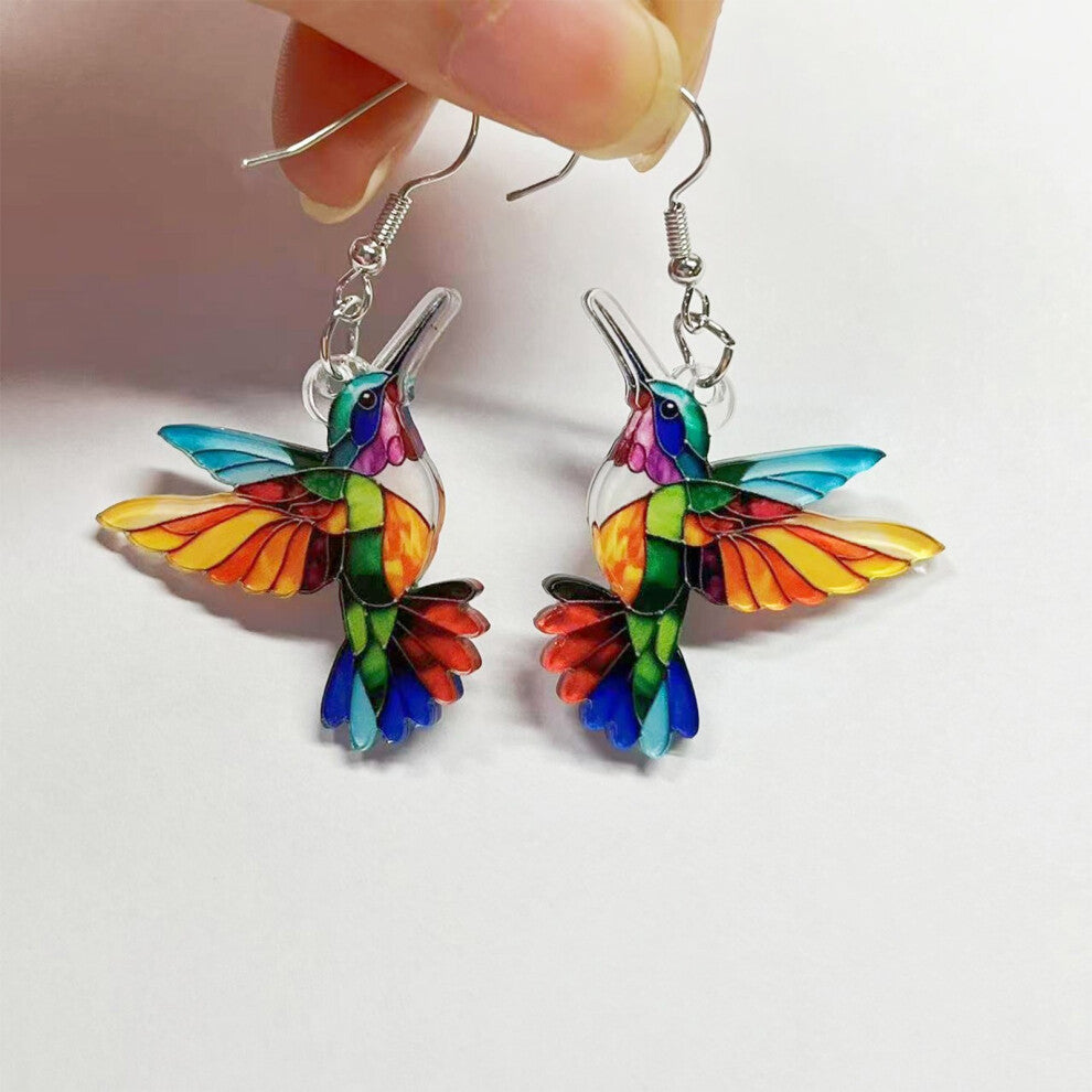 (Multicolor) Acrylic Women's Earrings Sturdy  Dangle Earrings Dangle Earrings Sturdy Holiday Fashion Jewellery Gifts