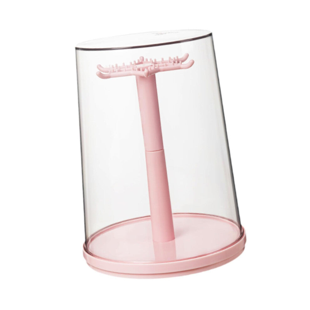 360 Rotating Display Case – Premium PP Material, Dustproof Storage Box for Mini Toys, Jewelry Organizer, 22 x 29 cm