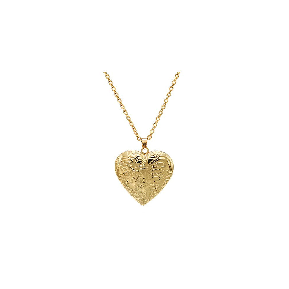 Personalised Photo Heart Necklace for Women and Couples in Silver and Gold - Custom Souvenir Jewellery Gift