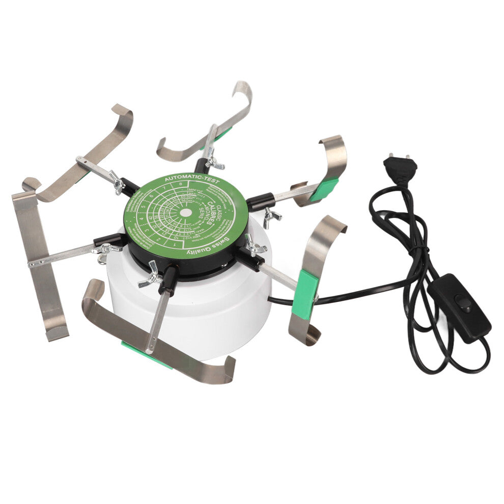 Alloy Automatic Watch Winder for 6 Watches, Mechanical Storage Organizer