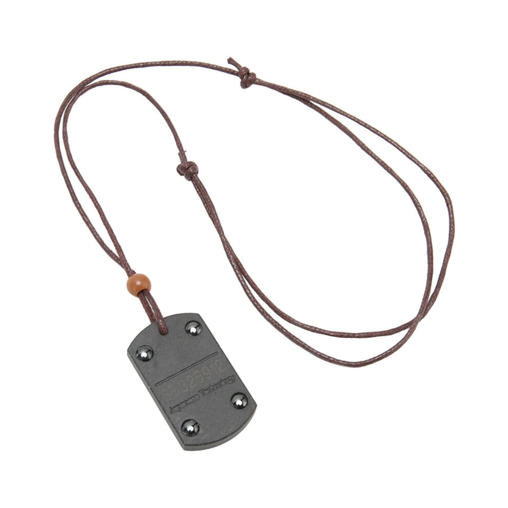 Fashionable Volcanic Stone Necklace Promoting Health and Style