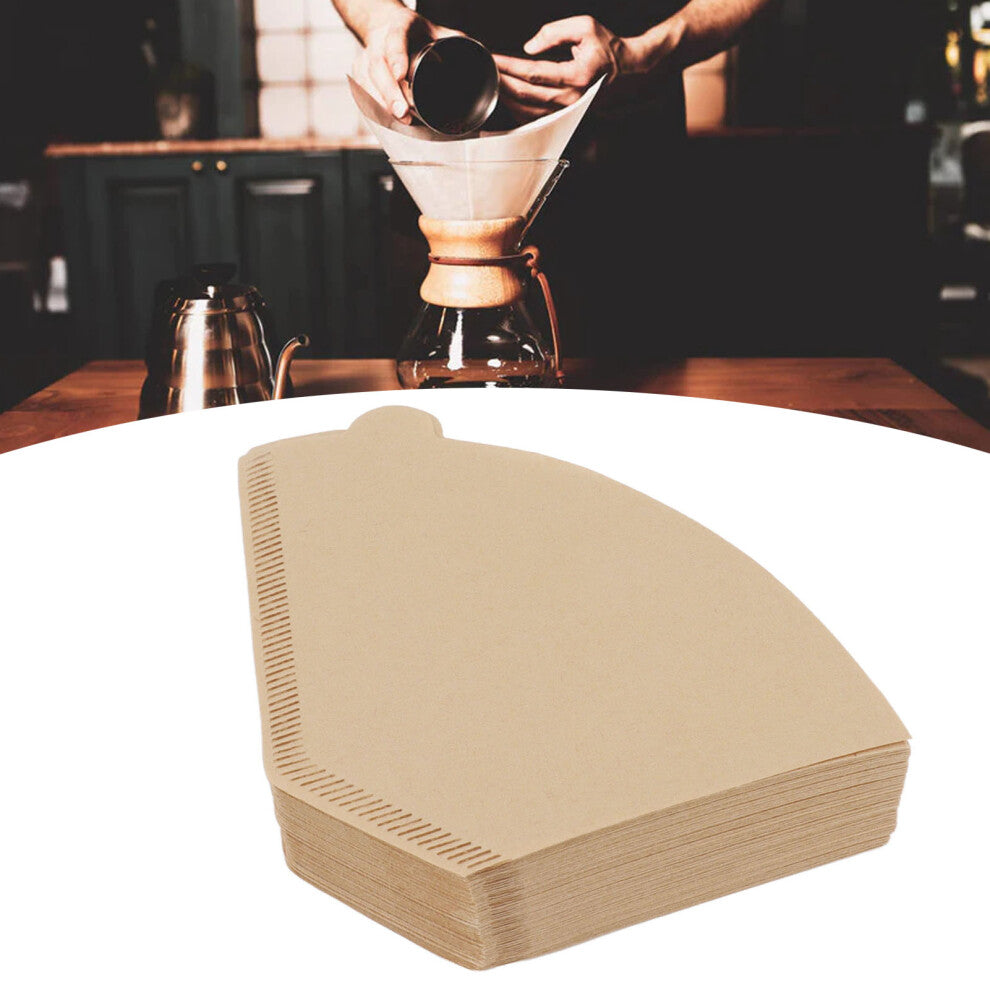 2-4 Cup Coffee Filter Papers 100Pcs Unbleached for Pure Taste
