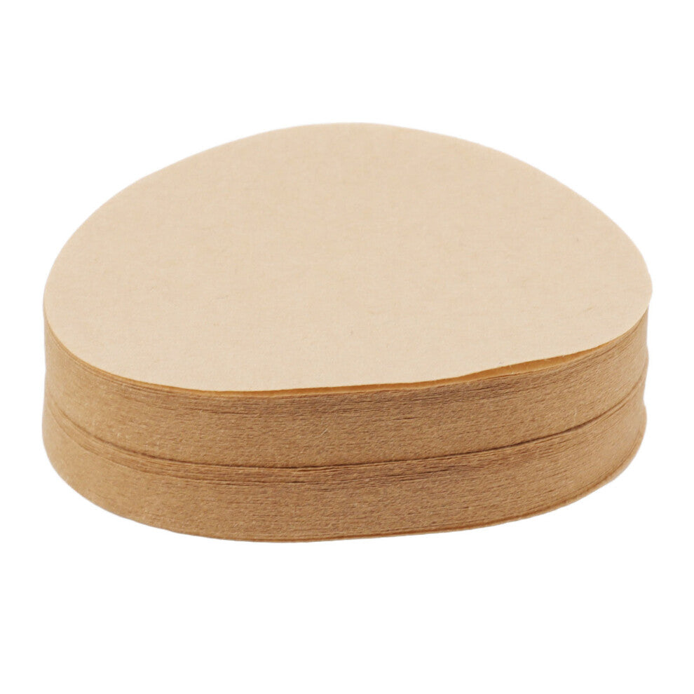 100pcs 64mm Natural Unbleached Coffee Filter Paper for 1-2 People
