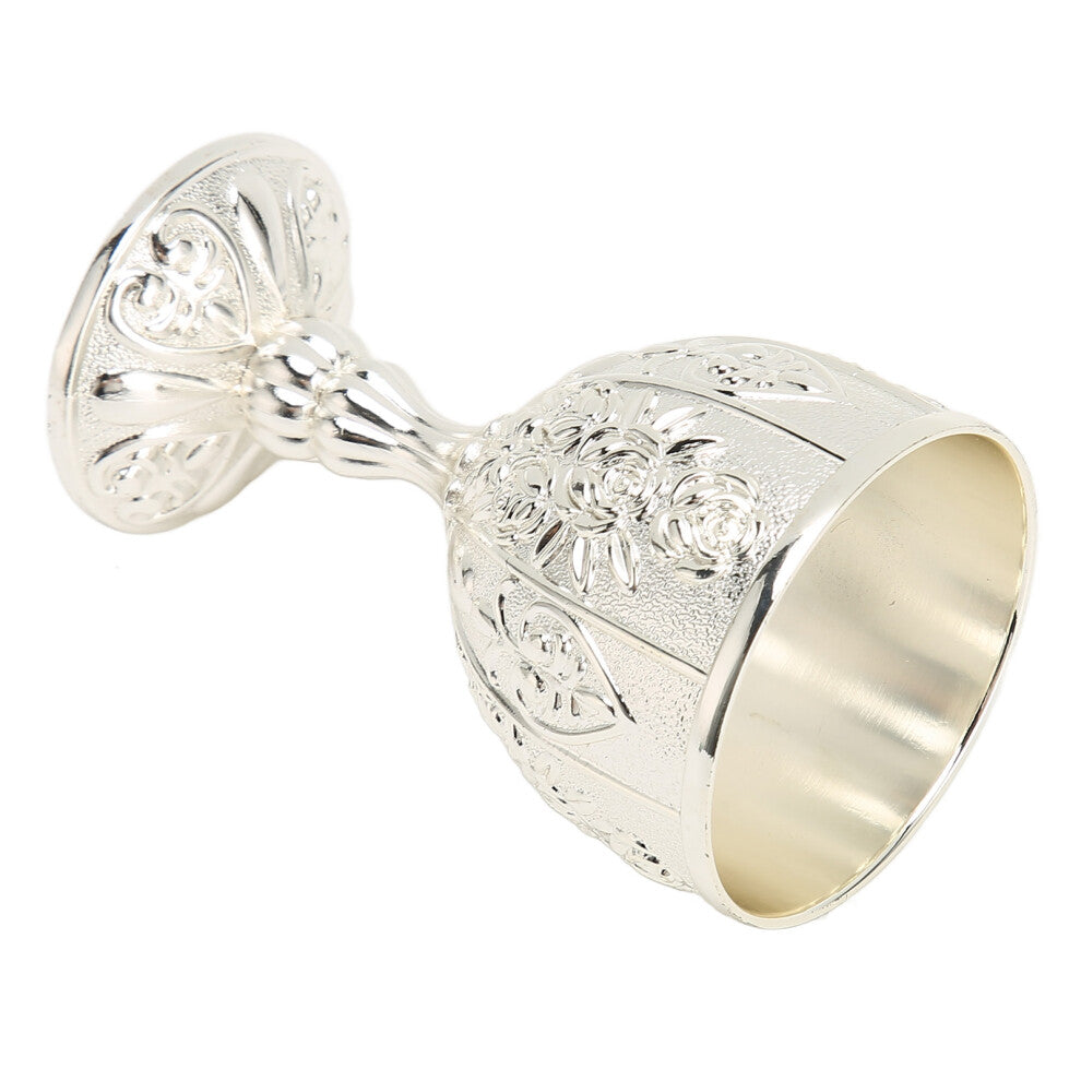 Exquisite Retro Style Metal Wine Cup Perfect Home Decor Ornament