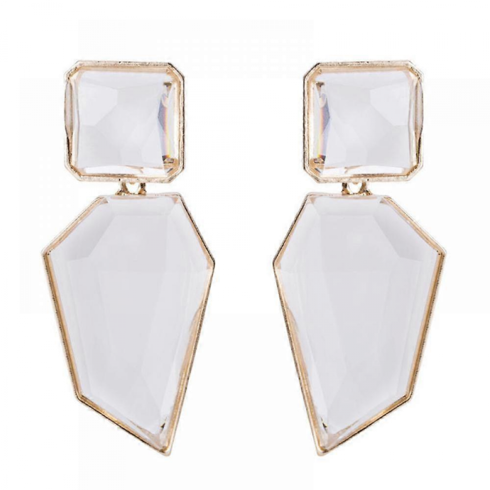 Hmwy-earrings D Ometry Acrylic Alloy Jewelry For