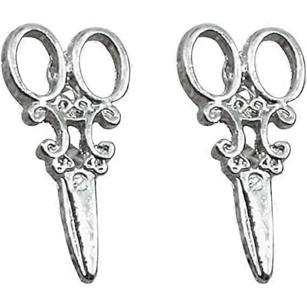 Small Scissors Ear Studs For Women Cute Scissors Shears Safety Pin Earrings Minimalist Petite Earrings For Best Friend Shiny Gifts