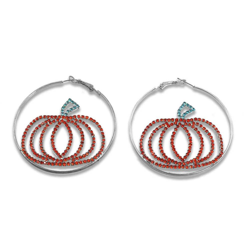 (silver) Sparkling Crystal Party Earring Set Piercing Jewellery Crystal Party