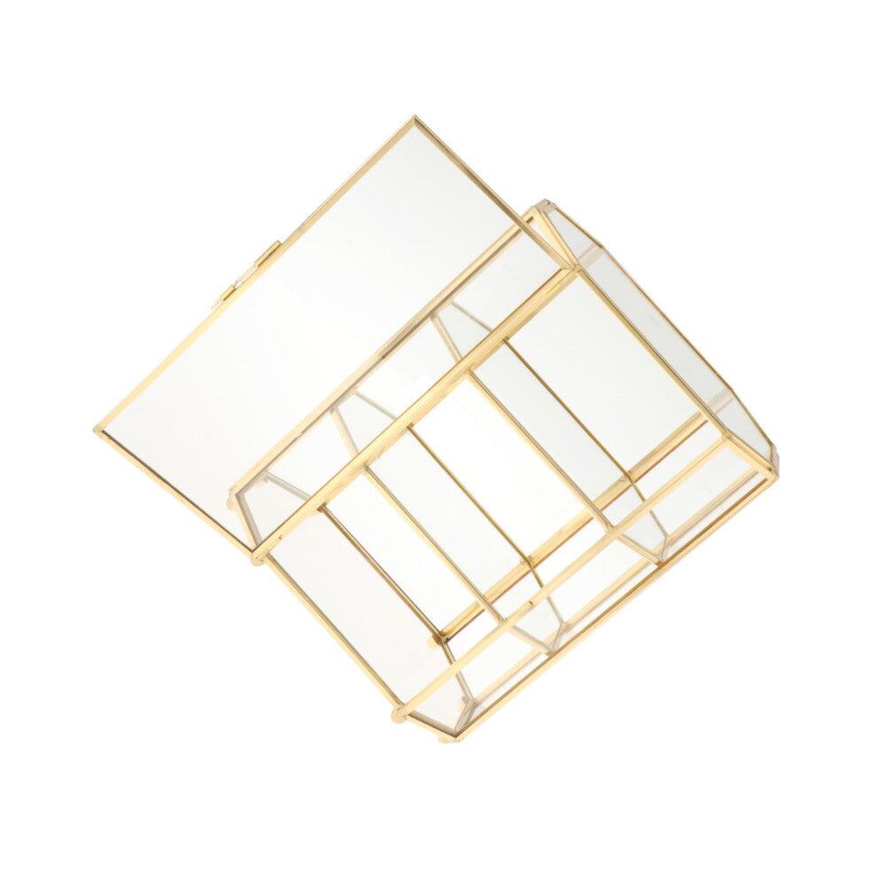 Glass Jewelry Storage Box Jewelry Organizer for Bracelets Cufflinks