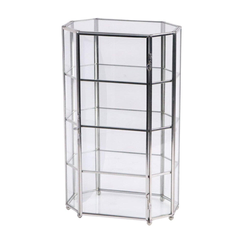 Desktop Glass Makeup Storage Box Perfume Holder for Wedding Decor