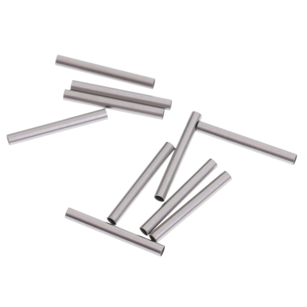 10pcs lver Stainless Steel Tubes Watch Band Strap Tube Repair Tool 2mm