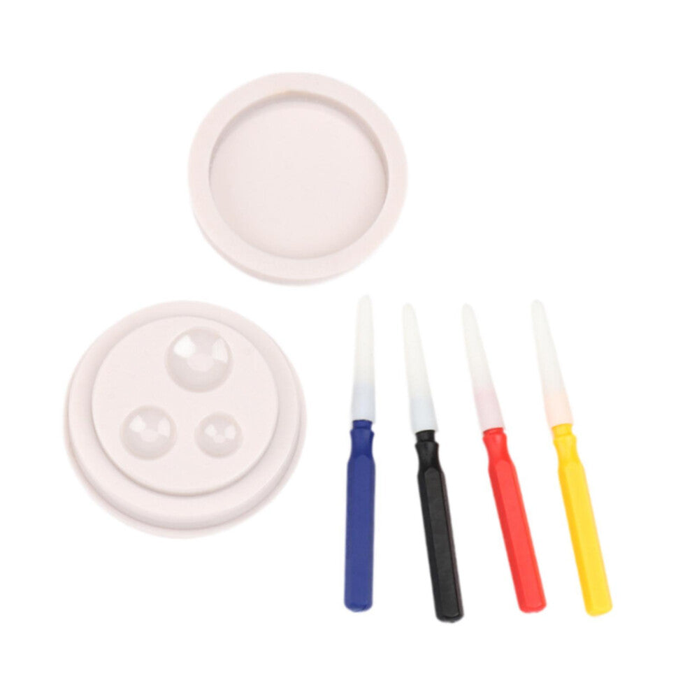 4 Pieces Watch Oil Pin Pens with Oil Cup Craft for Watchmaker Watch