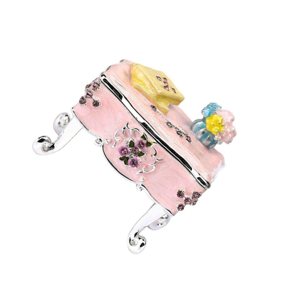(Pink, Table) Furniture Shape Jewelry Box Creative Storage Case for Wedding Necklace