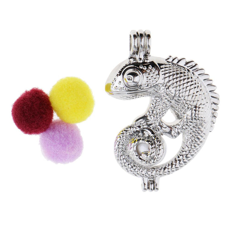 Hollow mulated Pearls Beads Cage Locket Pendant for Jewelry Making