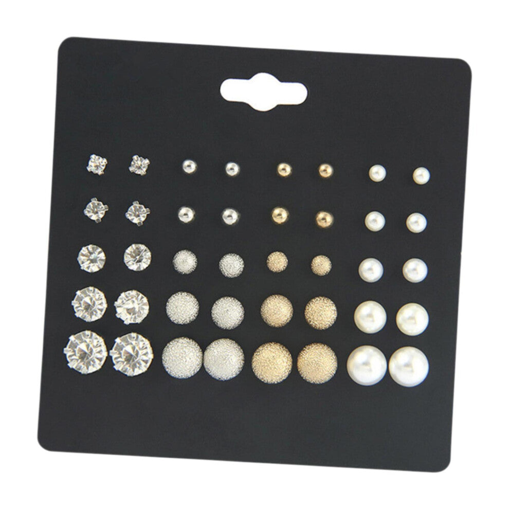 Earrings Set 20 Pairs Elegant for Women for Engagement Graduation