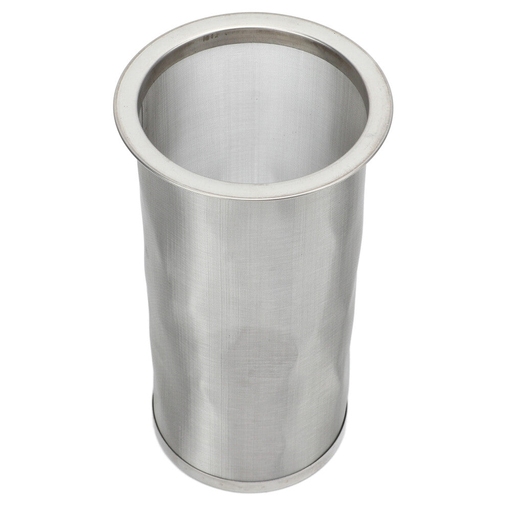 Stainless Steel Reusable Cold Brew Coffee Filter 8x15cm Mesh Design