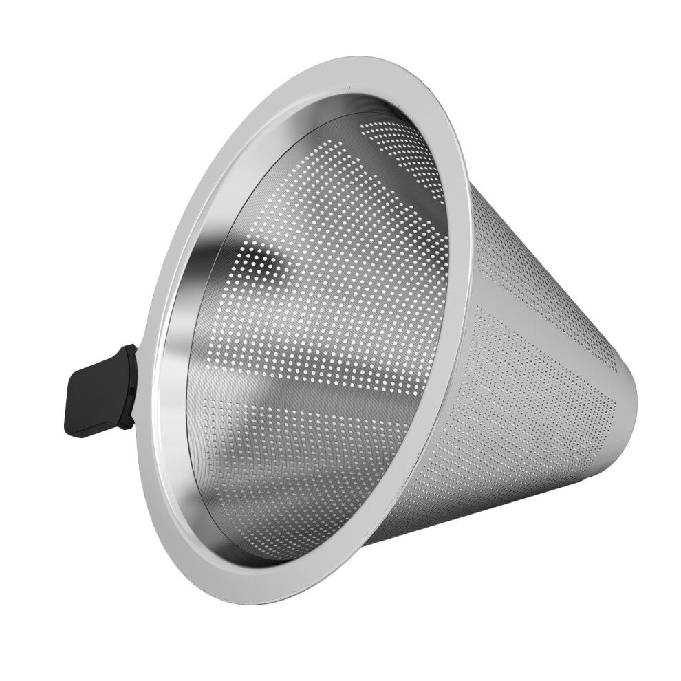 Micro-Mesh Stainless Steel Coffee Filter - Compatible With 27oz-800ml Pour Over Brewers Fits Most Coffee And Tea Cups