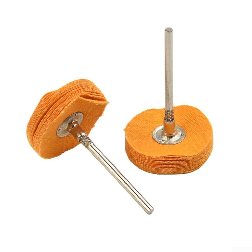 Mini Polishing Pads 10 Pcs Set with Shank for Jewellery and Watch Cleaning, 25mm Size, Durable Foam Material