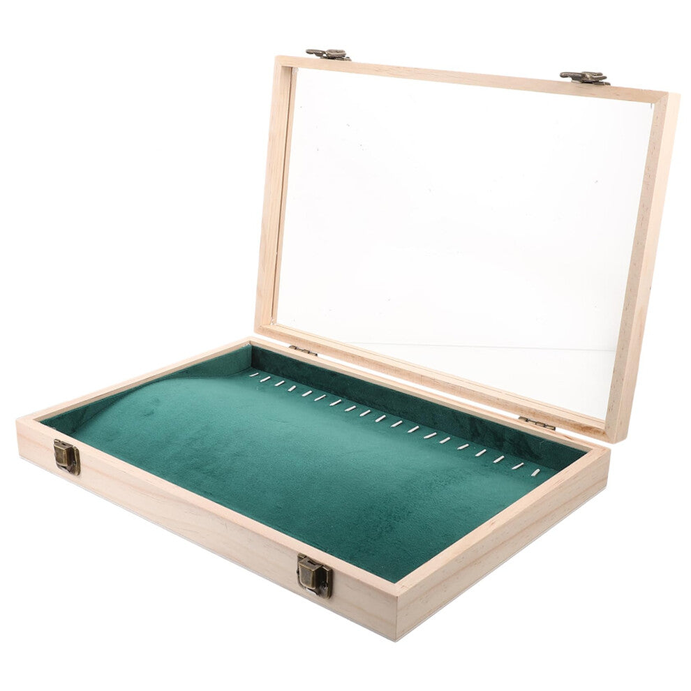 Jewellery Storage Box with Lid for Necklaces, Rings, and Bracelets - Compact Organizer, Durable Material, Portable Design