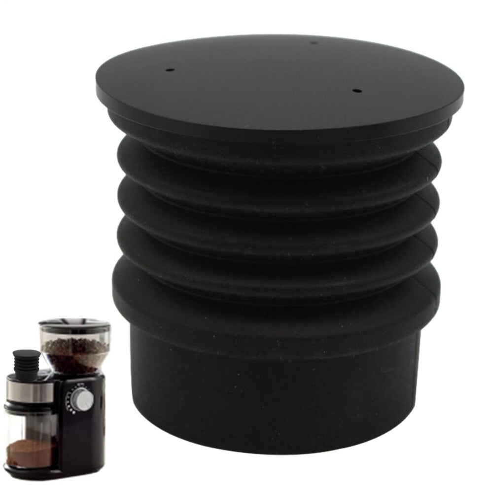 Coffee Funnel Single Dose Bean Container with Silicone Coffee Blower and Powder Dispenser Cleaning Tool