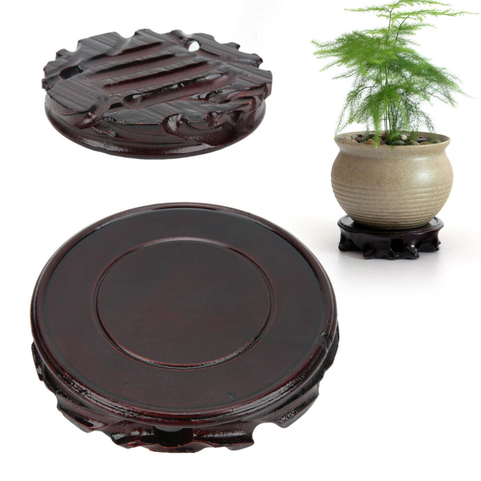 Round Wooden Display Base 12cm Diameter 2.5cm Height for Gifts & Collectibles