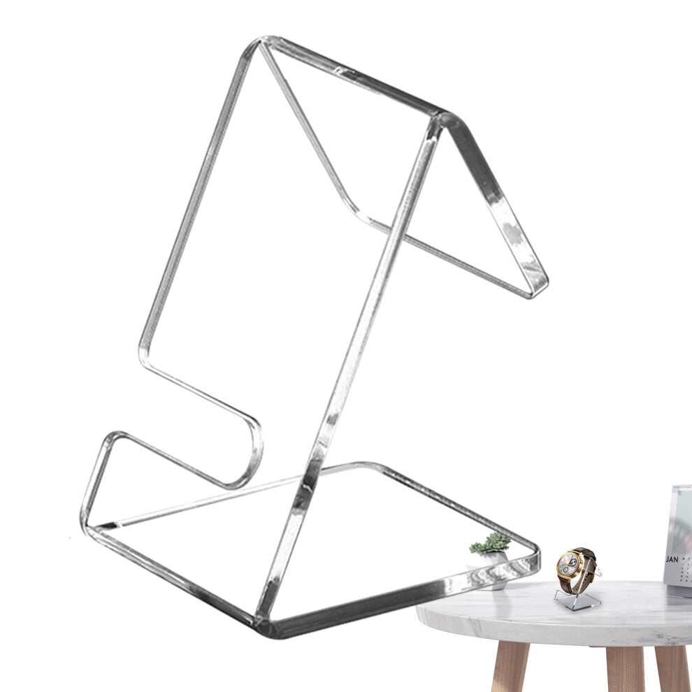 Watch Stand for Displaying Watches and Jewelry, Transparent Organizer Holder for Watch Straps, Tabletop Jewelry Tower
