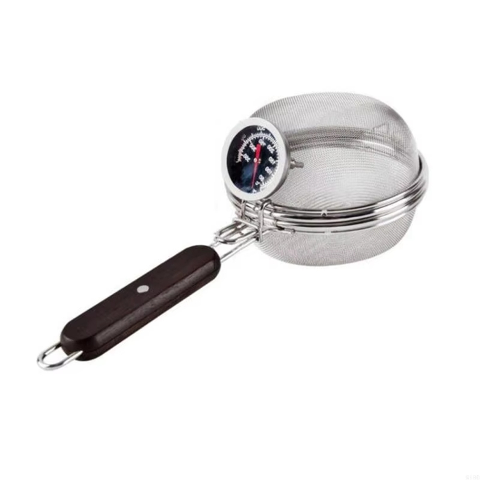 Stainless Steel Coffee Roaster with Thermometer, Home Use