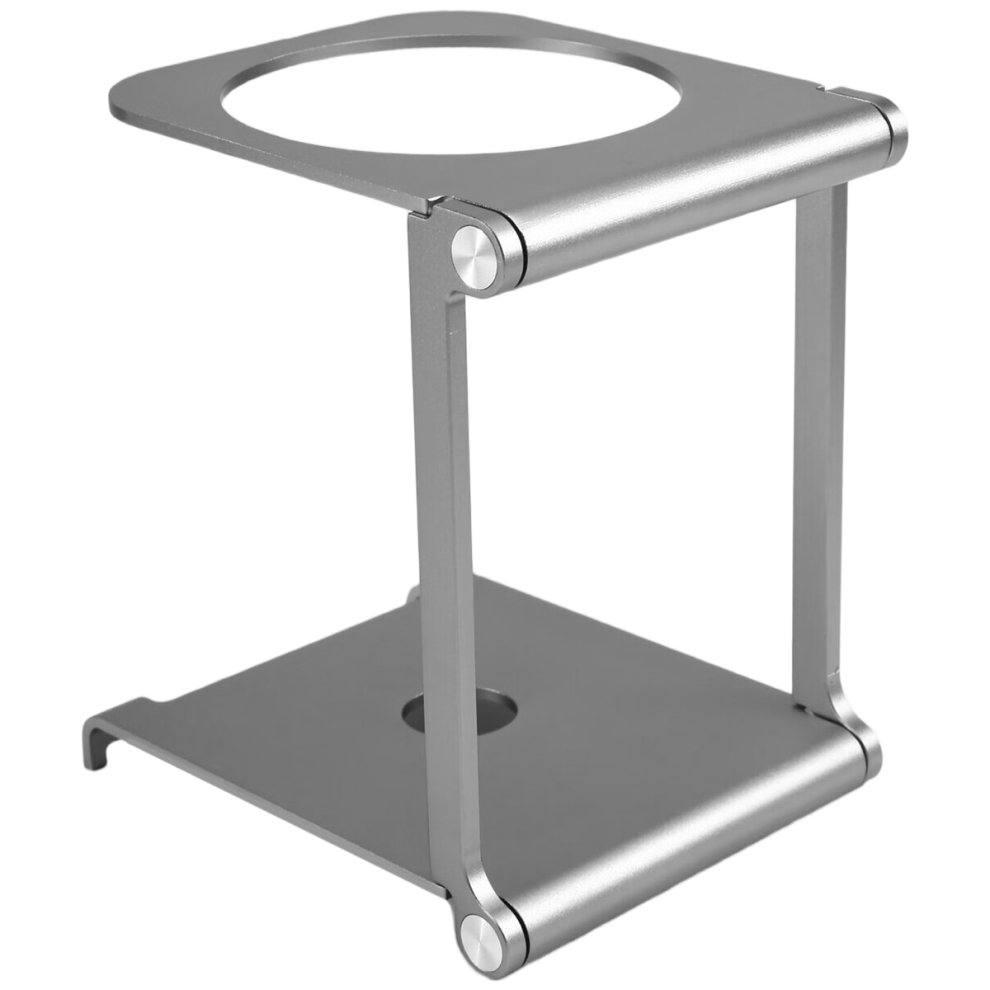 Foldable coffee drip holder, aluminum alloy, portable, for espresso.