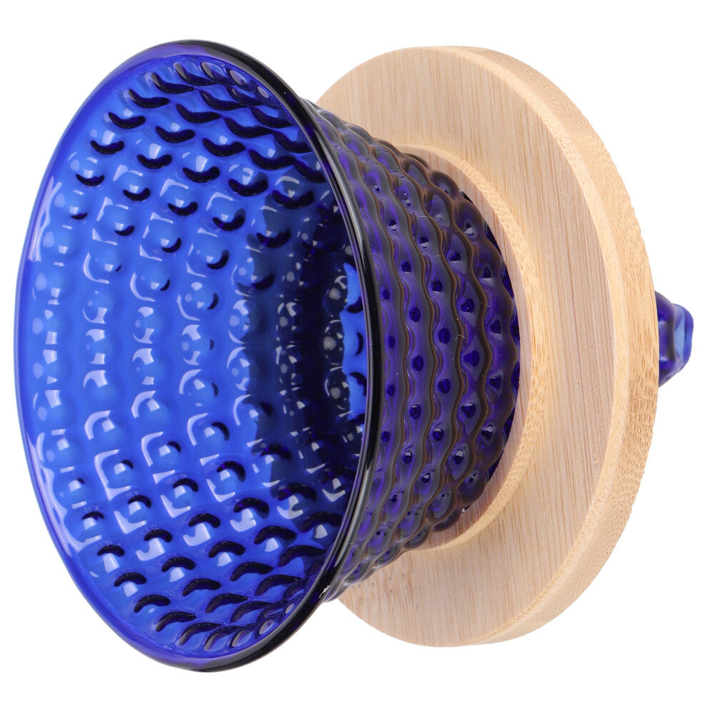 Reusable Glass Coffee Dripper Funnel Kettle Accessories Blue