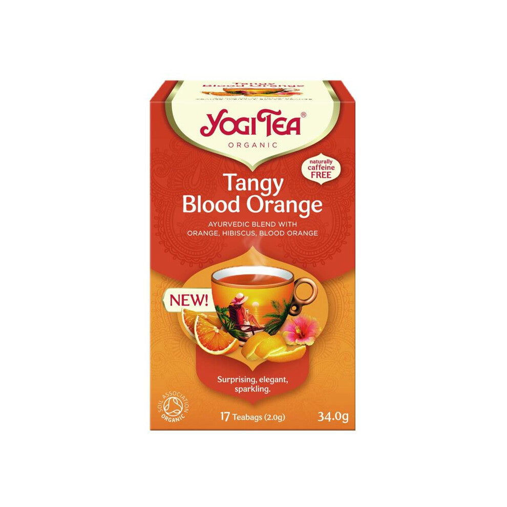 Yogi Tea Organic Tangy Blood Orange 17 Bags