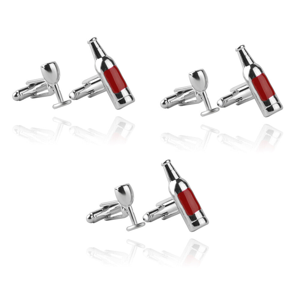3a Of Exquisitely Polished Wine Glass Cufflinks For Unique Style Made