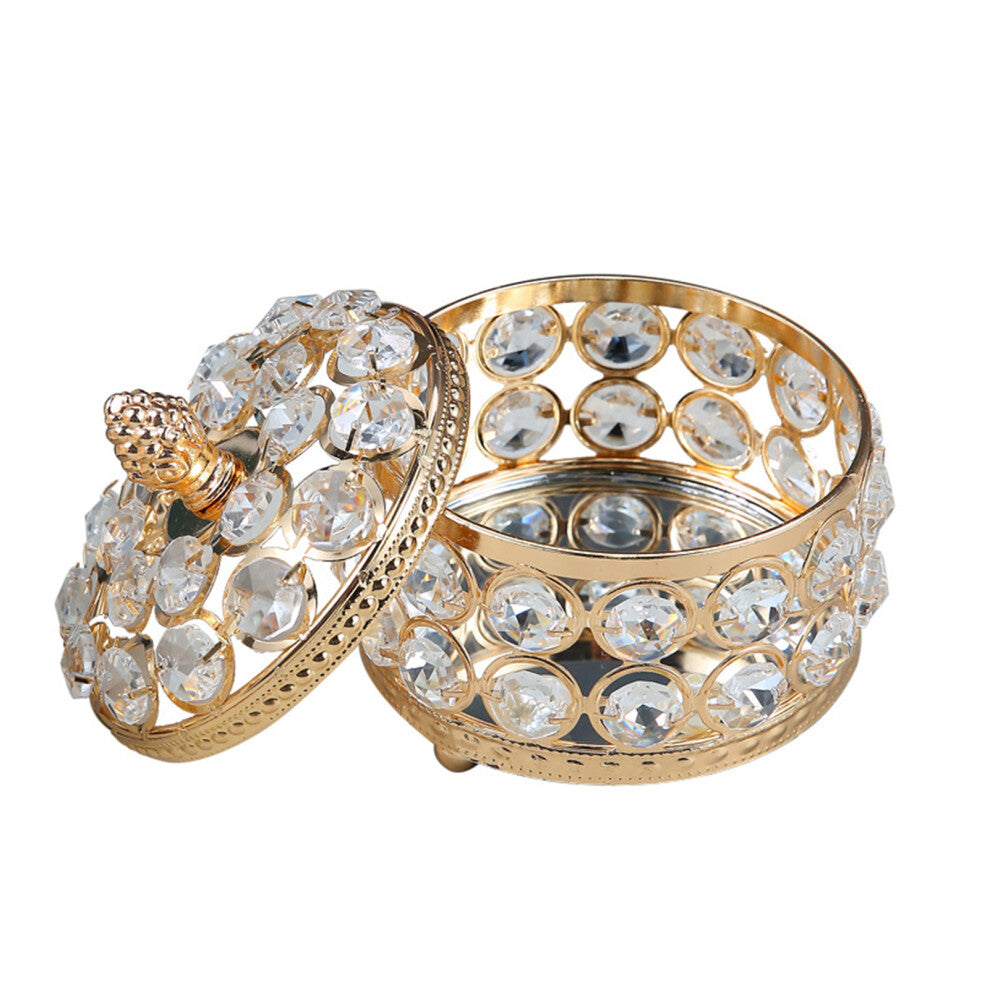 (medium size) Heart-shaped Mirrored Box Stunning Way To Organize Rings With Two