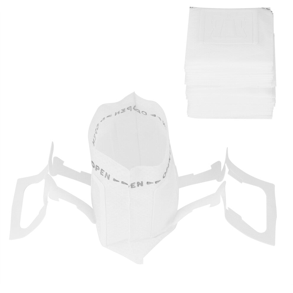 Portable 50pcs Hanging Ear Coffee Filters White Ideal for Home or Travel