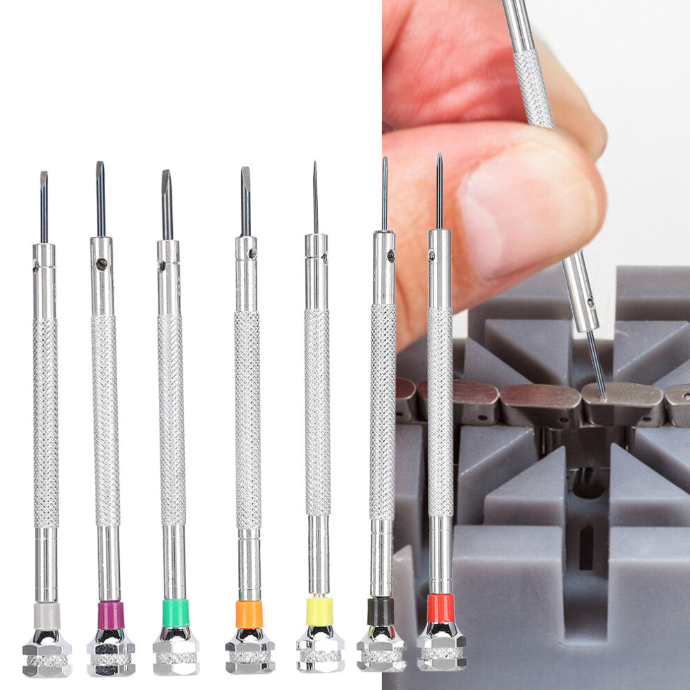 Copper Slotted Screwdriver Set for Watches, 0.8-2.0mmRepair Tools