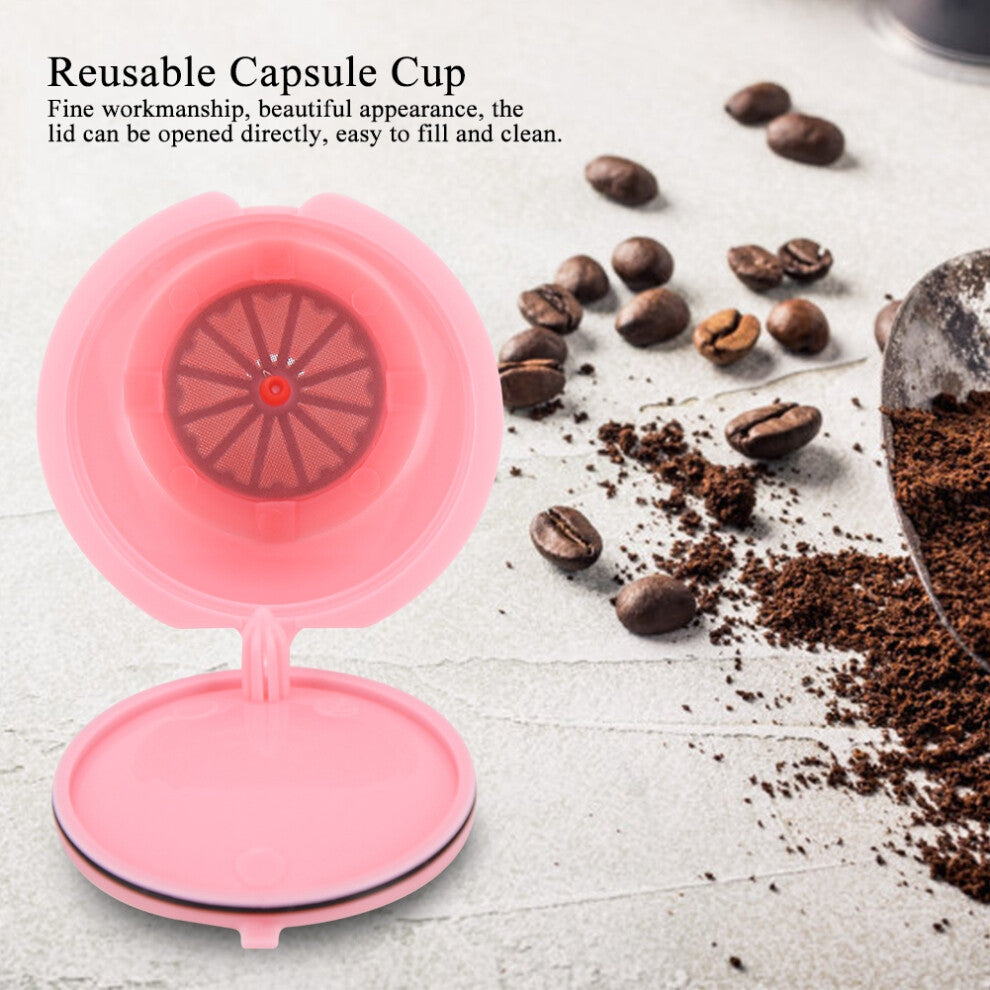 Reusable Pink Coffee Capsule for DOLCE GUSTO, 12g Capacity, 50g Weight