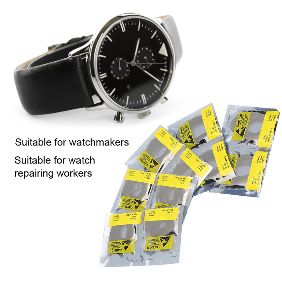 Waterproof Watch Gaskets O-Ring Washers 0.9mm 10 Sizes 500pcs