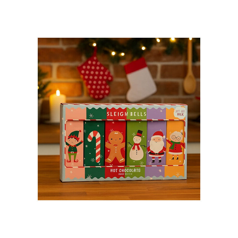 Sleigh Bells Hot Chocolate Crackers Selections for sharing cosy 120g