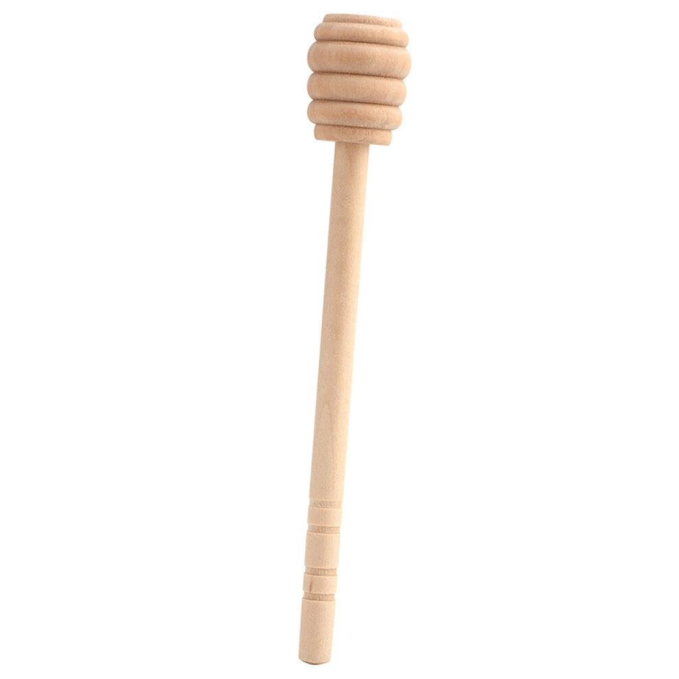 50Pcs Household Wooden Jam Honey Dipper Jar Stirring Rods 15cm