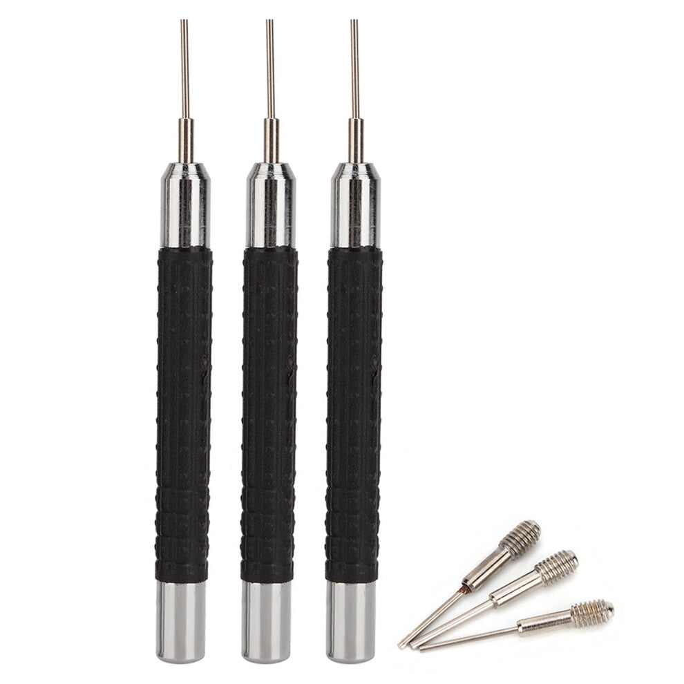 3pcs Watch Band Link Remover Punch Set for All Watches Repair Tool Kit