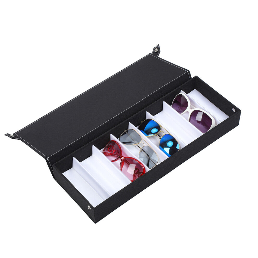 Versatile 8-Grids Storage Box for Glasses Watches and More