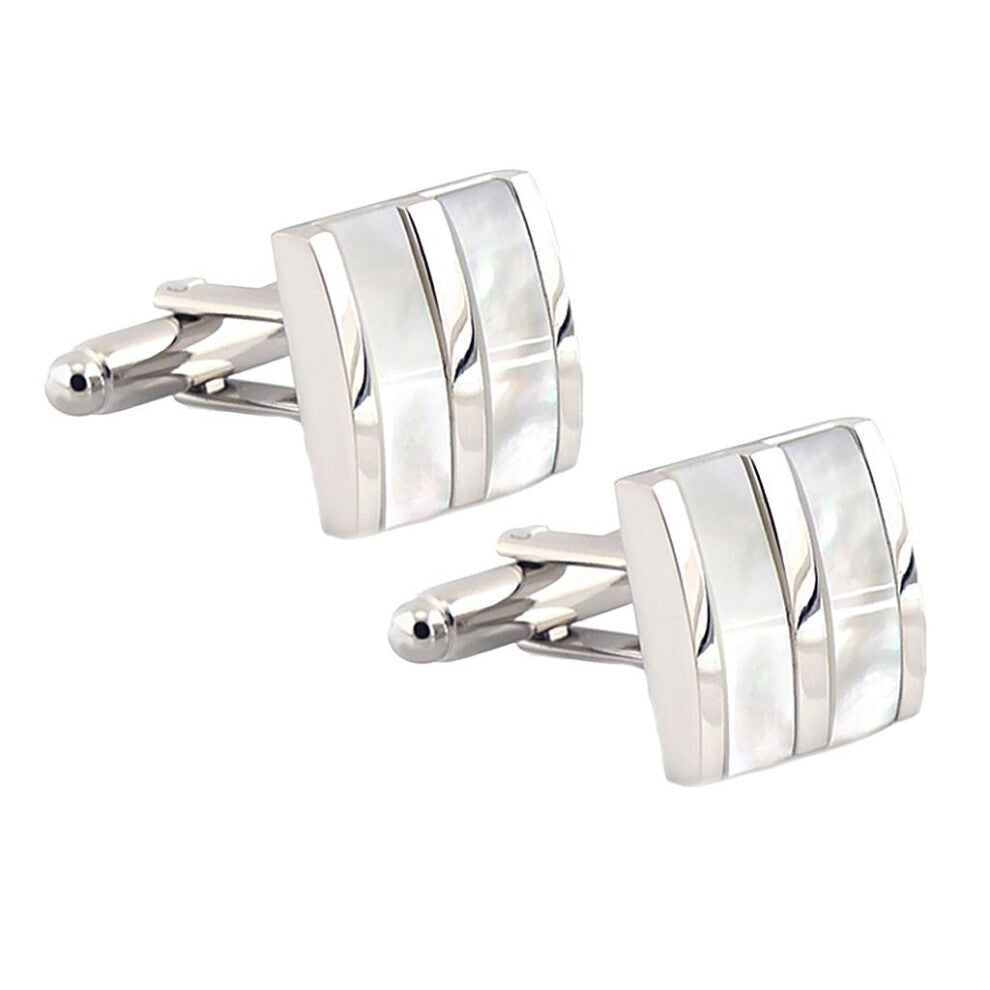 Fashion Charm Brass Shell Buness Cufflinks Wedding Party Festival Gift