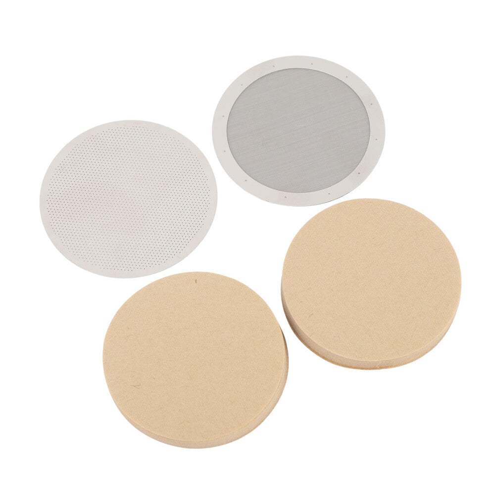 Stainless Steel Disk Coffee Filter 2.4 Inch Reusable French Press Mesh