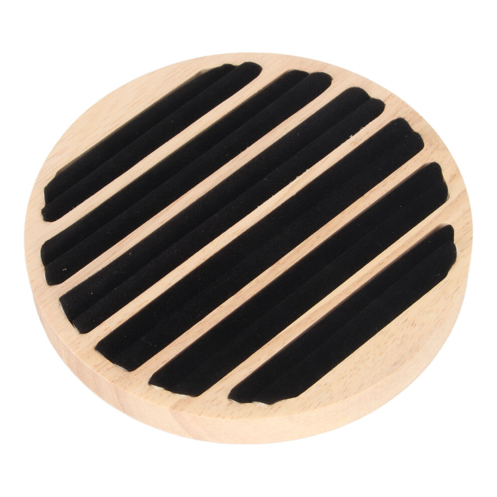 Jewelry Box 6 Slots Round Jewellery Holder Storage